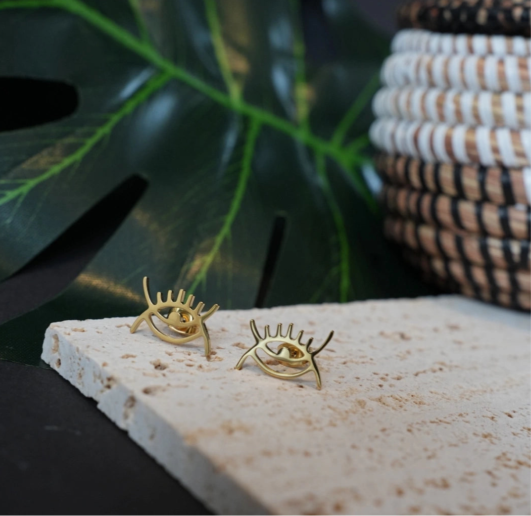 Infinity and Unity stud earrings